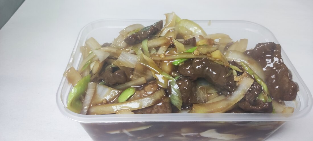 Beef ginger and onion