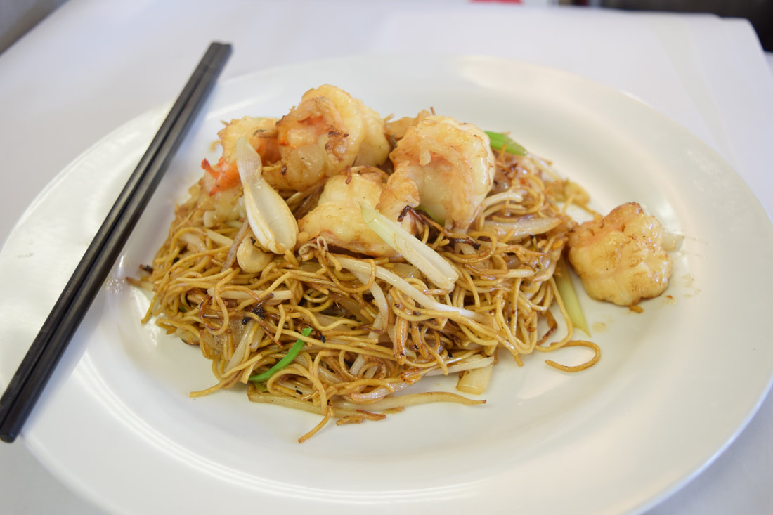 King prawn chow mein Picture