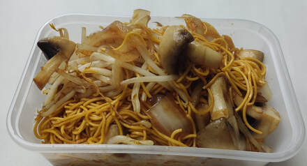 Mushrooms chow mein Picture