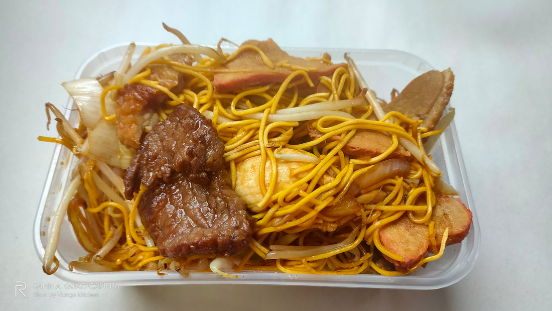 Mixed meat chow mein Picture